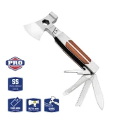 WORKPRO WP383001 12 IN 1 Çok Fonksiyonlu Profesyonel Mini Balta/Çekiç Alet Seti + Taşıma Kılıfı thumbnail 1