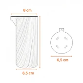 Mobilya Kanepe Koltuk Yatak Baza Yükseltme Ayağı Ayakları 8 ADET Plastik Kubik Kestane Kahvesi 15 cm thumbnail 4