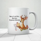 Yılbaşı Temalı Yeni Yıl Yeni Ben Baskılı Hediyelik Kupa thumbnail 1