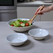 GÜRAL PORSELEN Enternasyonel Arnim 3 Parça Kase Seti 16 cm & 23 cm 1401 thumbnail 2