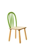 Ahşap Macaron Sandalye (Yeşil) thumbnail 2