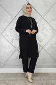 KADIN KOLYE DETAYLI TESETTÜR TUNİK thumbnail 5