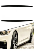 ROAL TUNİNG BMW 3 SERİSİ F30 YAN MARŞPİYEL EK BIÇAK PİANO BLACK 2012+ thumbnail 2