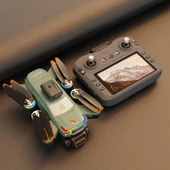 JS39 Drone, Akıllı 4K Uzaktan Kumandalı, Fırçasız motorlu Engel Kaçınma, Çift lens Korumalı Drone thumbnail 3