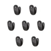 Büyük Tekli Fincan Askı, Dekor Askısı - Siyah, 100 Adet, 12x23x30 mm thumbnail 2