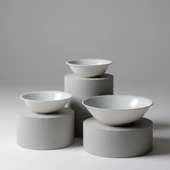 GÜRAL PORSELEN Enternasyonel Arnim 3 Parça Kase Seti 16 cm & 23 cm 1401 thumbnail 4