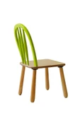 Ahşap Macaron Sandalye( Yağ Yeşili) thumbnail 2