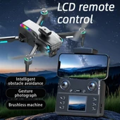 D9 Drone,Fırçasız Motorlu,90° Elektrikli Kamera, Tek Tuş Kalkış–İniş LED Işıklı 4K Akıllı Drone thumbnail 6