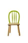Ahşap Macaron Sandalye( Yağ Yeşili) thumbnail 1