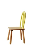 Ahşap Macaron Sandalye( Sarı) thumbnail 3