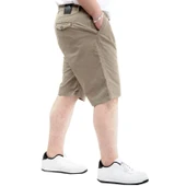 Büyük Beden Erkek Kapri Yancep Nice Classic 21402 Bej thumbnail 3