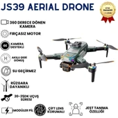 JS39 Drone, Akıllı 4K Uzaktan Kumandalı, Fırçasız motorlu Engel Kaçınma, Çift lens Korumalı Drone thumbnail 1