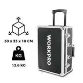 WORKPRO WP209089 145 Parça CR-V Profesyonel El Aleti Tamir Seti Tamir Bakım Çantası thumbnail 5