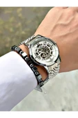 Reward Gümüş Renk Otomatik Business Erkek Kol Saati + BİLEKLİK HEDİYELİ thumbnail 3