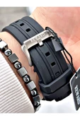 Reward Siyah Renk Kare Spor Fonksiyonlar Aktif Erkek Kol Saati + BİLEKLİK thumbnail 4