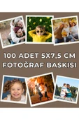 Fotoğraf Baskısı 100 Adet 5x7,5 cm Boyutunda Yüksek Kalite Foto Baskı - Fotoğraf Çıktısı thumbnail 1