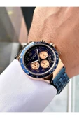 Navimarine Lacivert Renk Fonksiyonlu Çelik Kordon Erkek Kol Saati Bileklik Hediyeli thumbnail 2