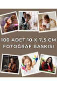 Fotoğraf Baskısı 100 Adet 10x7,5 cm Boyutunda Yüksek Kalite Foto Baskı - Fotoğraf Çıktısı thumbnail 1