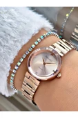 Ferrucci Rose Gold Renk Klasik Model  Çelik Kordon Kadın Kol Saati + BİLEKLİK thumbnail 1