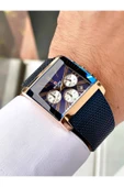 Reward Lacivert Renk Rose Gold Kasa Fonksiyonlar Aktif Erkek Kol Saati + Bileklik Hediyeli thumbnail 3