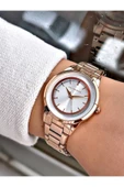 Navimarine Rosegold Renk Çelik Kordon Kadın Kol Saati Bileklik Hediyeli thumbnail 2