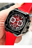 Reward Kırmızı Renk Kare Model Fonksiyonlu Silikon Spor Erkek Kol Saati + BİLEKLİK thumbnail 1