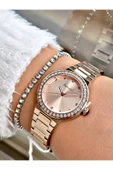 Ferrucci Rose Gold Renk Taşlı Model Sade  Kadın Kol Saati + BİLEKLİK thumbnail 1