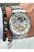 Reward Gümüş Renk Business Otomatik Orjinal Çelik Kordon Erkek Kol Saati + BİLEKLİK HEDİYELİ thumbnail 2