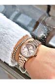 Ferrucci Rose Gold Renk Taşlı Model Şık Dizayn  Kadın Kol Saati + BİLEKLİK thumbnail 2