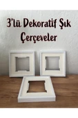 Yapışkanlı Sök Tak Paspartulu 14 X 14 Cm Çerçeveler - Ekonomik Avantajlı Paket thumbnail 2