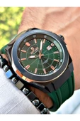 Reward Yeşil Renk Çelik Kasa  Mekanizma Lüx Erkek Kol Saati + BİLEKLİK thumbnail 3