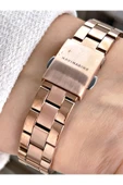 Navimarine Rose Gold Renk Çelik Kordon Kadın Kol Saati Bileklik Hediyeli thumbnail 3