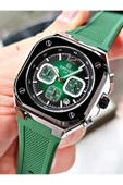 Reward Yeşil Renk Kare Model Fonksiyonlu Silikon Spor Erkek Kol Saati + BİLEKLİK thumbnail 1