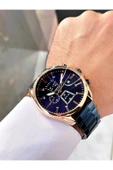 Navimarine Lacivert Renk Fonksiyonlu Çelik Kordon Erkek Kol Saati Bileklik Hediyeli thumbnail 2