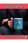 VALORANT KUPA BARDAK - NEON - KAHVE BARDAĞI - KİŞİYE ÖZEL KUPA BARDAK thumbnail 2