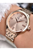 Ferrucci Rosegold Renk Şık Tasarım Çelik Kordon Kadın Kol Saati Bileklik Hediyeli thumbnail 1