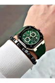 Reward Yeşil Renk Kare Model Fonksiyonlu Silikon Spor Erkek Kol Saati + BİLEKLİK thumbnail 3