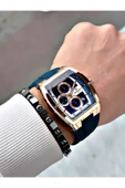 Reward Lacivert Renk Kare Spor Fonksiyonlar Aktif Erkek Kol Saati + BİLEKLİK thumbnail 2
