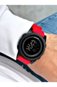 Cockpit Silikon Kordon 5 ATM Su Geçirmez Alarmlı Işıklı Kronometreli Dijital Erkek Kol Saati thumbnail 2