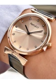 Ferrucci Füme Rose Gold Renk Sade Şık Dizayn Kadın Kol Saati thumbnail 1