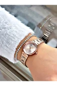 Ferrucci Rose Gold Renk Klasik Model  Çelik Kordon Kadın Kol Saati + BİLEKLİK thumbnail 2