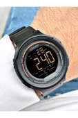 Cockpit Silikon Kordon 5 ATM Su Geçirmez Alarmlı Işıklı Kronometreli Dijital Erkek Kol Saati thumbnail 1
