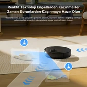 Roborock Q8 Max Pro Siyah Akıllı Robot Süpürge thumbnail 5