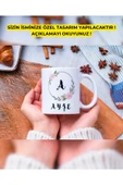 Baş Harf Çiçek Çerçeve Kupa Bardak Kişiye Özel Baskılı Hediye Bardak Mug Kahve Bardağı thumbnail 1
