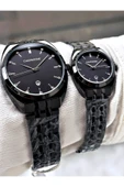 Chaperone Siyah Renk Bay Çift Sevgili Kol Saati Orijinal Garantili + BİLEKLİK By REWARD thumbnail 2