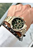 Reward Altın Renk Fonksiyonlar Aktif Çelik Kordon 3 ATM Su Geçirmez Erkek Kol Saati + BİLEKLİK thumbnail 3