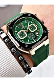 Reward Yeşil Renk Kare Model Fonksiyonlu Silikon Spor Erkek Kol Saati + BİLEKLİK thumbnail 4