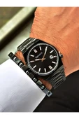 Ferrucci Siyah Renk Klasik Takvimli Çelik Model Erkek Kol Saati + BİLEKLİK HEDİYELİ thumbnail 2