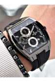Reward Siyah Renk Kare Spor Fonksiyonlar Aktif Erkek Kol Saati + BİLEKLİK thumbnail 1