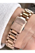 Navimarine Rosegold Renk Çelik Kordon Kadın Kol Saati Bileklik Hediyeli thumbnail 3